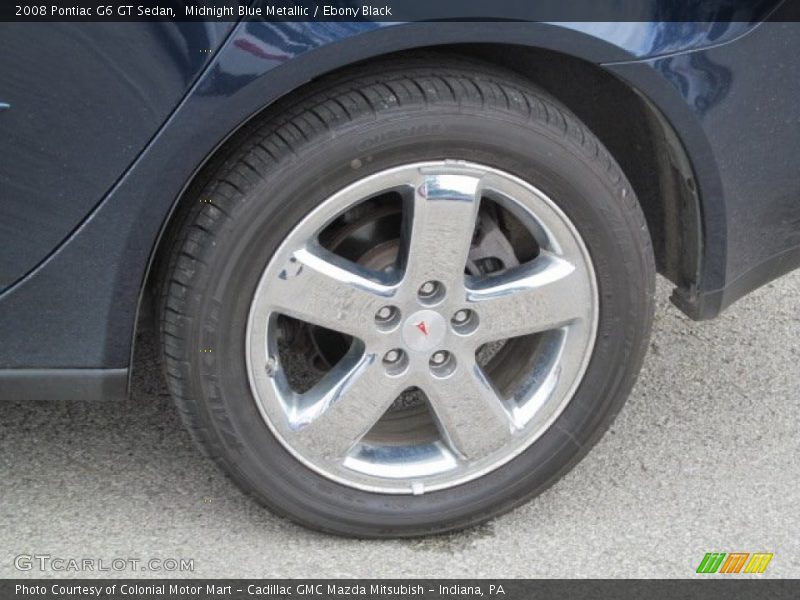 Midnight Blue Metallic / Ebony Black 2008 Pontiac G6 GT Sedan