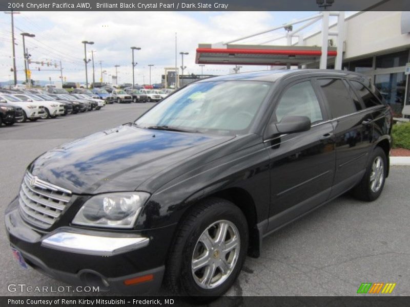 Brilliant Black Crystal Pearl / Dark Slate Gray 2004 Chrysler Pacifica AWD