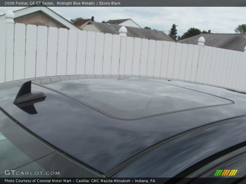 Midnight Blue Metallic / Ebony Black 2008 Pontiac G6 GT Sedan