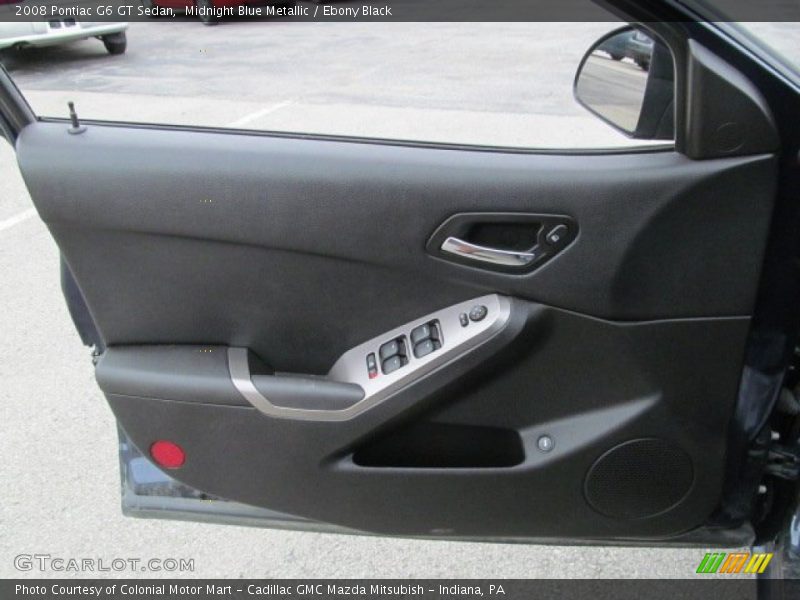 Midnight Blue Metallic / Ebony Black 2008 Pontiac G6 GT Sedan