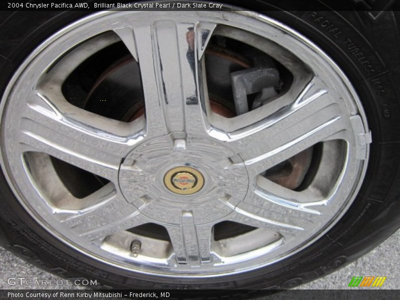 Brilliant Black Crystal Pearl / Dark Slate Gray 2004 Chrysler Pacifica AWD