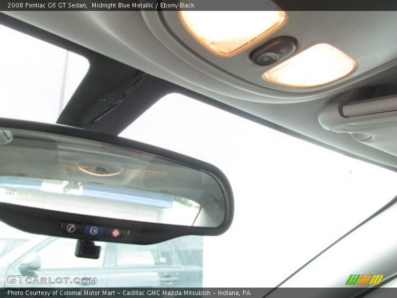 Midnight Blue Metallic / Ebony Black 2008 Pontiac G6 GT Sedan