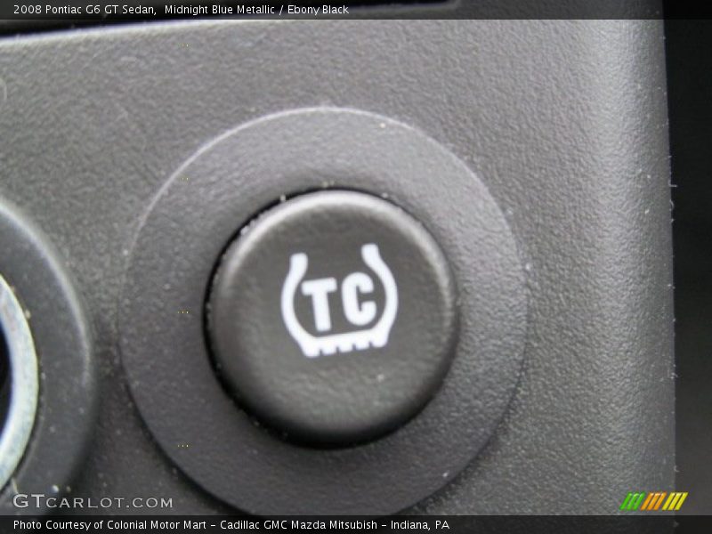 Midnight Blue Metallic / Ebony Black 2008 Pontiac G6 GT Sedan