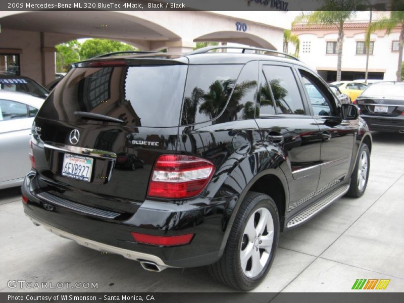 Black / Black 2009 Mercedes-Benz ML 320 BlueTec 4Matic