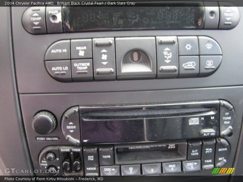 Brilliant Black Crystal Pearl / Dark Slate Gray 2004 Chrysler Pacifica AWD