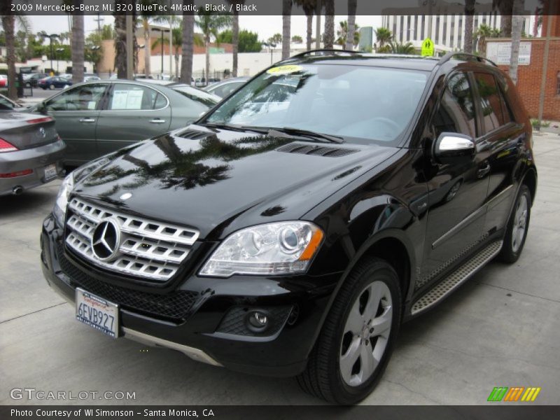 Black / Black 2009 Mercedes-Benz ML 320 BlueTec 4Matic