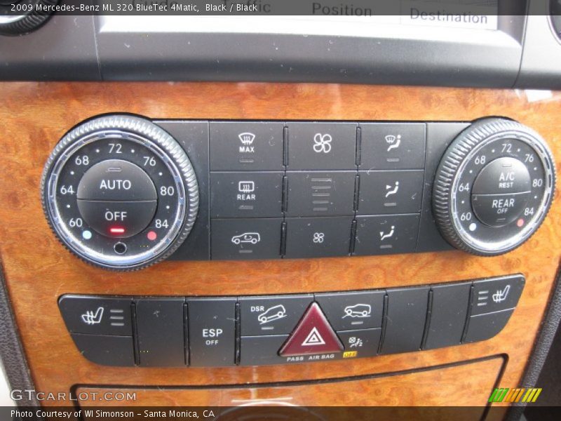 Black / Black 2009 Mercedes-Benz ML 320 BlueTec 4Matic