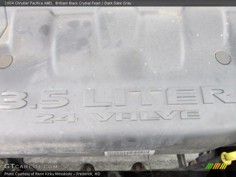 Brilliant Black Crystal Pearl / Dark Slate Gray 2004 Chrysler Pacifica AWD