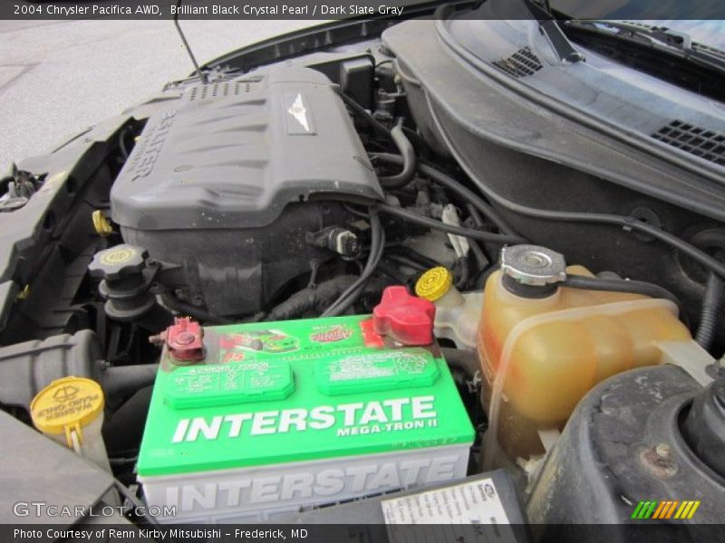 Brilliant Black Crystal Pearl / Dark Slate Gray 2004 Chrysler Pacifica AWD
