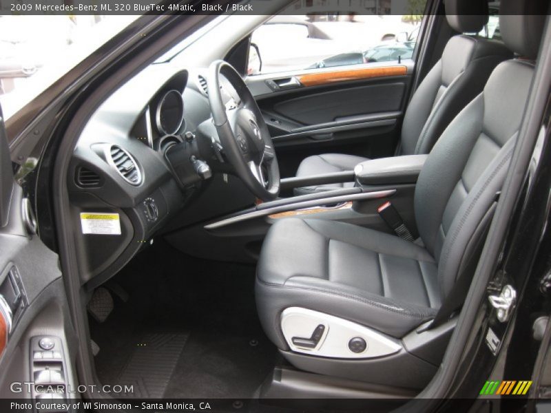 Black / Black 2009 Mercedes-Benz ML 320 BlueTec 4Matic