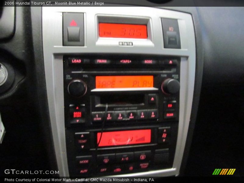 Controls of 2006 Tiburon GT