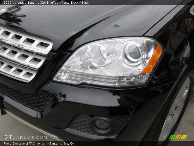 Black / Black 2009 Mercedes-Benz ML 320 BlueTec 4Matic