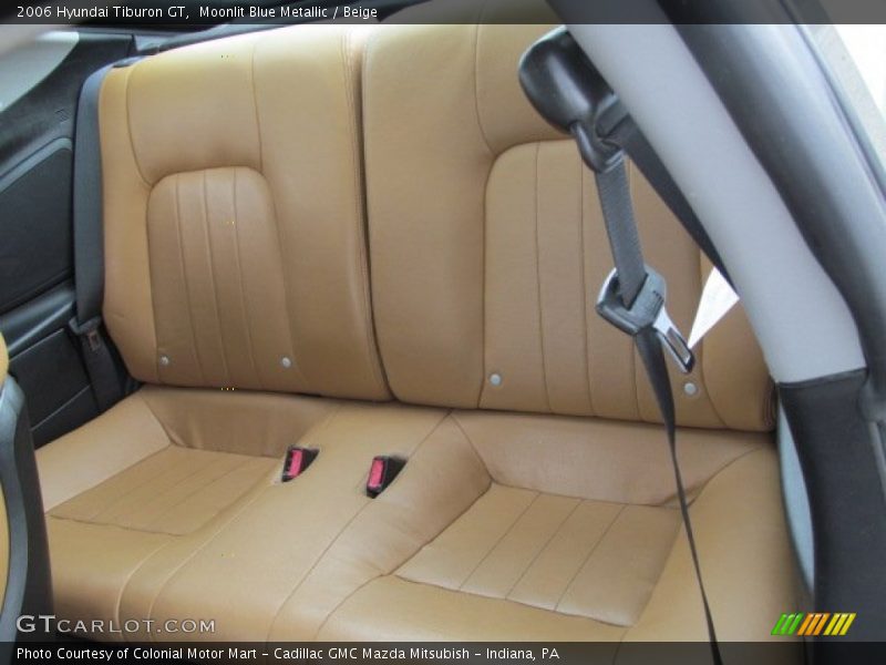 Rear Seat of 2006 Tiburon GT