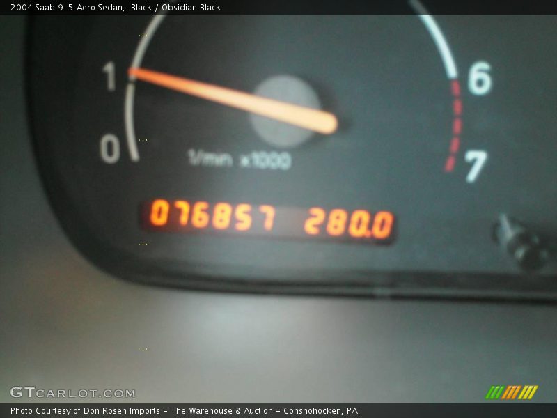 Black / Obsidian Black 2004 Saab 9-5 Aero Sedan