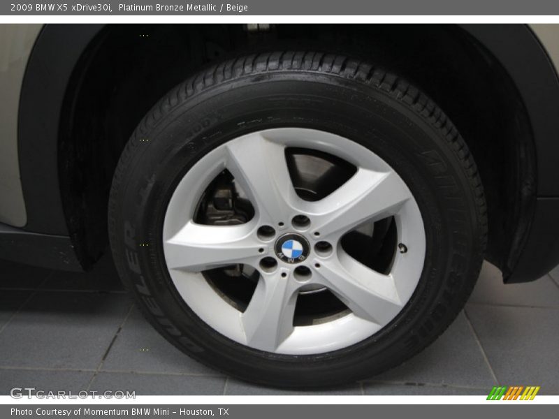 Platinum Bronze Metallic / Beige 2009 BMW X5 xDrive30i