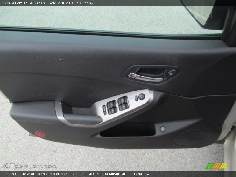 Gold Mist Metallic / Ebony 2009 Pontiac G6 Sedan