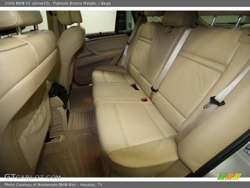 Platinum Bronze Metallic / Beige 2009 BMW X5 xDrive30i