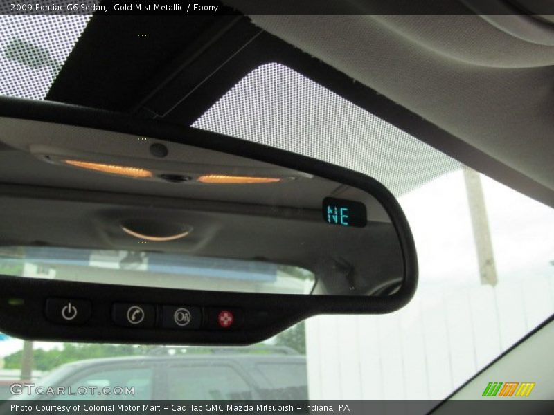 Gold Mist Metallic / Ebony 2009 Pontiac G6 Sedan