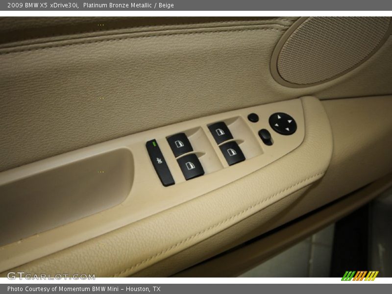 Platinum Bronze Metallic / Beige 2009 BMW X5 xDrive30i