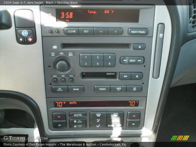 Black / Obsidian Black 2004 Saab 9-5 Aero Sedan