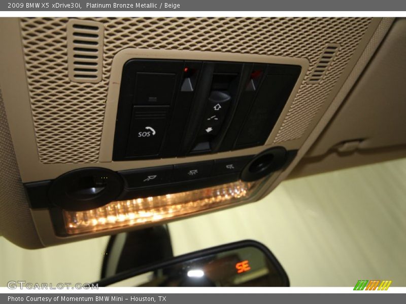 Platinum Bronze Metallic / Beige 2009 BMW X5 xDrive30i