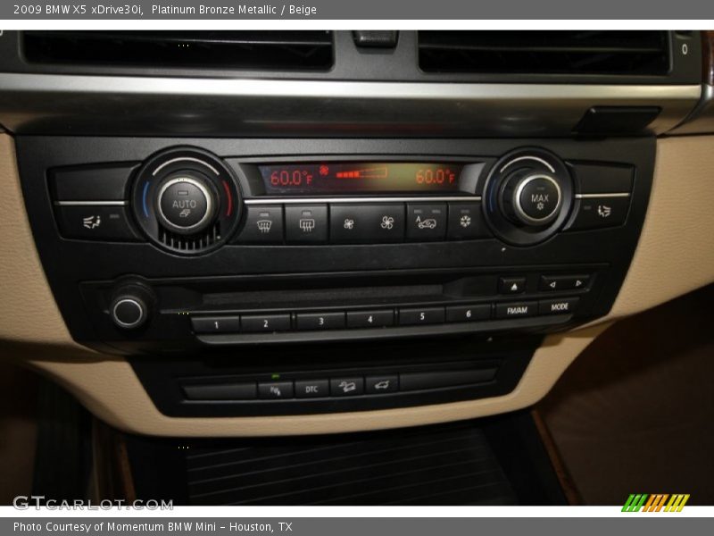 Platinum Bronze Metallic / Beige 2009 BMW X5 xDrive30i