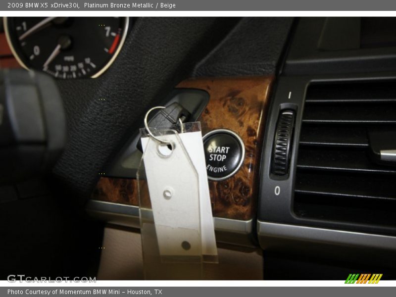 Platinum Bronze Metallic / Beige 2009 BMW X5 xDrive30i