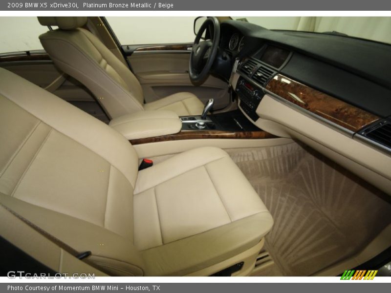 Platinum Bronze Metallic / Beige 2009 BMW X5 xDrive30i