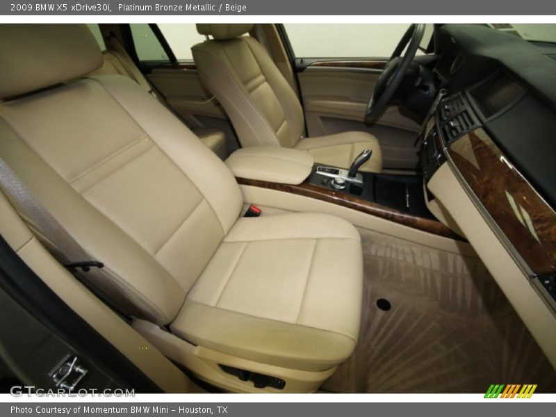 Platinum Bronze Metallic / Beige 2009 BMW X5 xDrive30i