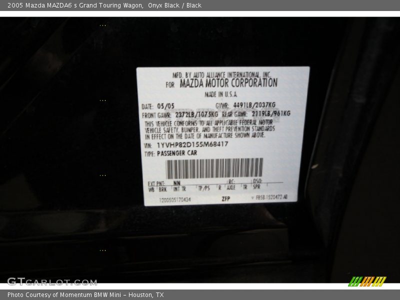 NN - 2005 Mazda MAZDA6 s Grand Touring Wagon