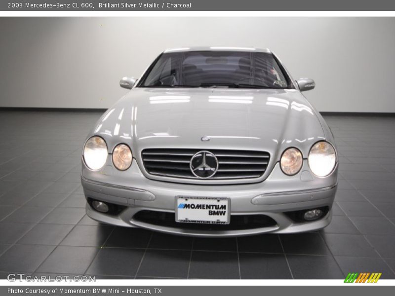 Brilliant Silver Metallic / Charcoal 2003 Mercedes-Benz CL 600