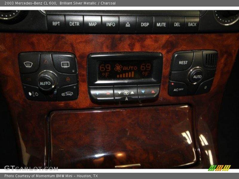 Controls of 2003 CL 600