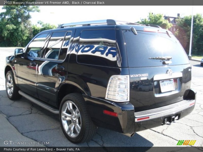 Black / Charcoal Black 2010 Mercury Mountaineer V6 Premier AWD