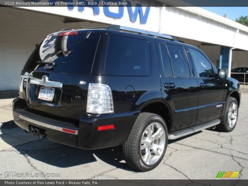Black / Charcoal Black 2010 Mercury Mountaineer V6 Premier AWD