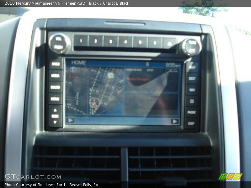 Black / Charcoal Black 2010 Mercury Mountaineer V6 Premier AWD