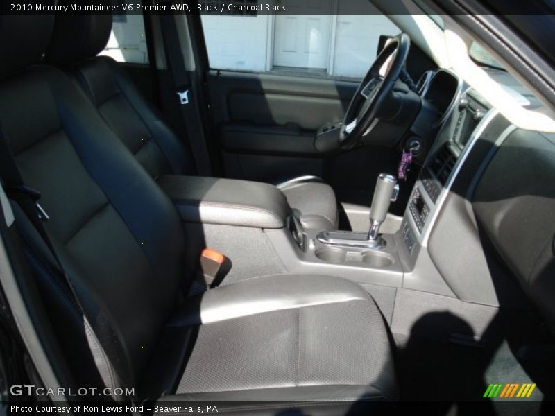 Black / Charcoal Black 2010 Mercury Mountaineer V6 Premier AWD