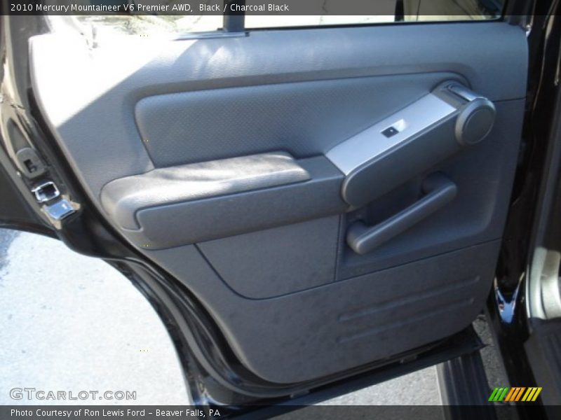 Black / Charcoal Black 2010 Mercury Mountaineer V6 Premier AWD