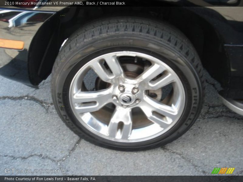 Black / Charcoal Black 2010 Mercury Mountaineer V6 Premier AWD