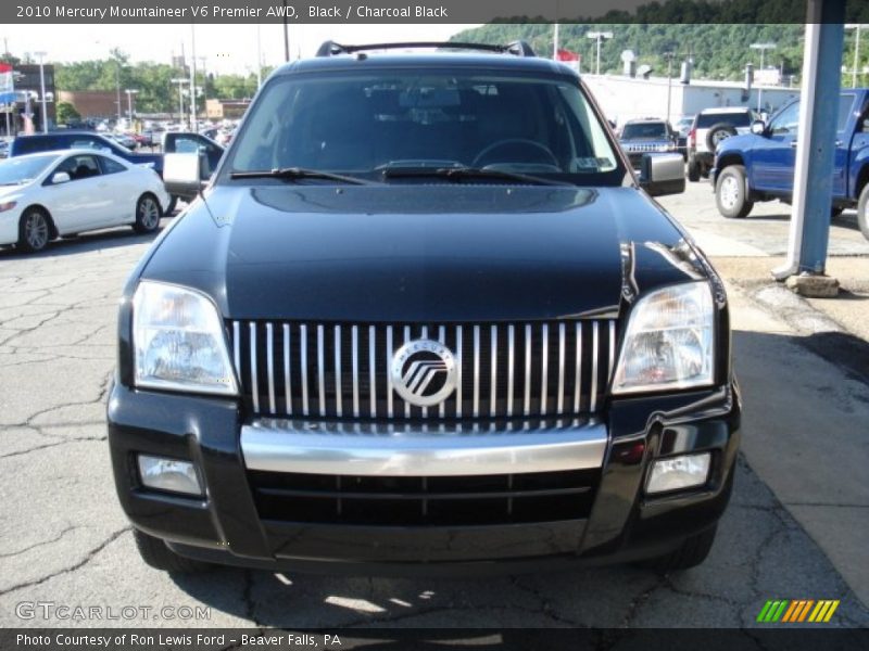 Black / Charcoal Black 2010 Mercury Mountaineer V6 Premier AWD