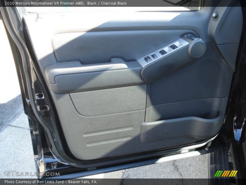 Black / Charcoal Black 2010 Mercury Mountaineer V6 Premier AWD