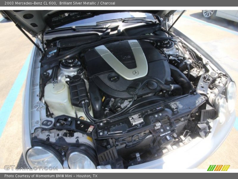  2003 CL 600 Engine - 5.5 Liter Turbocharged SOHC 36-Valve V12