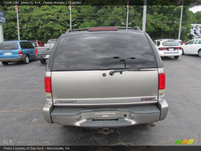 Pewter Metallic / Graphite 1998 GMC Jimmy SL 4x4