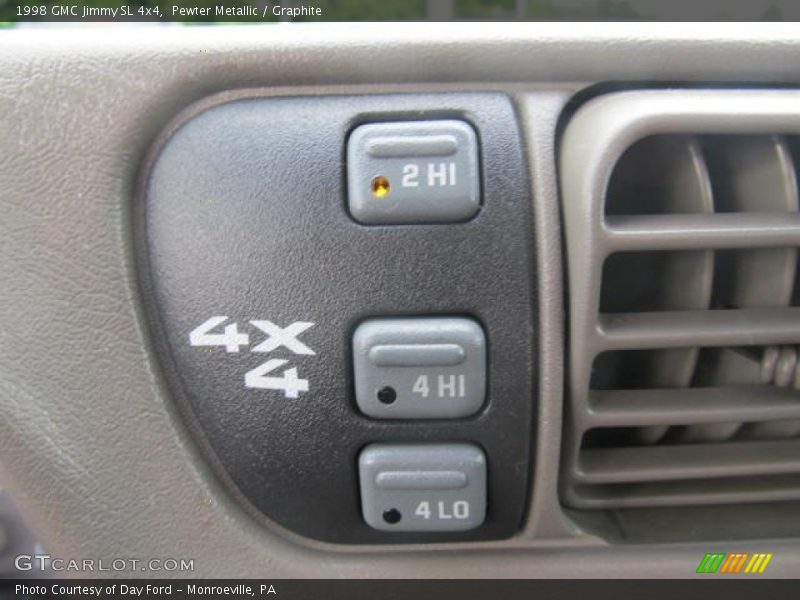 Controls of 1998 Jimmy SL 4x4