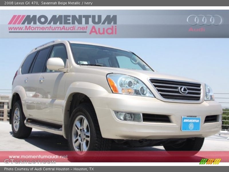 Savannah Beige Metallic / Ivory 2008 Lexus GX 470