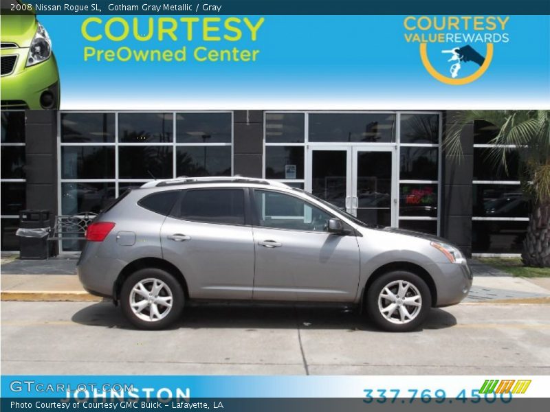 Gotham Gray Metallic / Gray 2008 Nissan Rogue SL