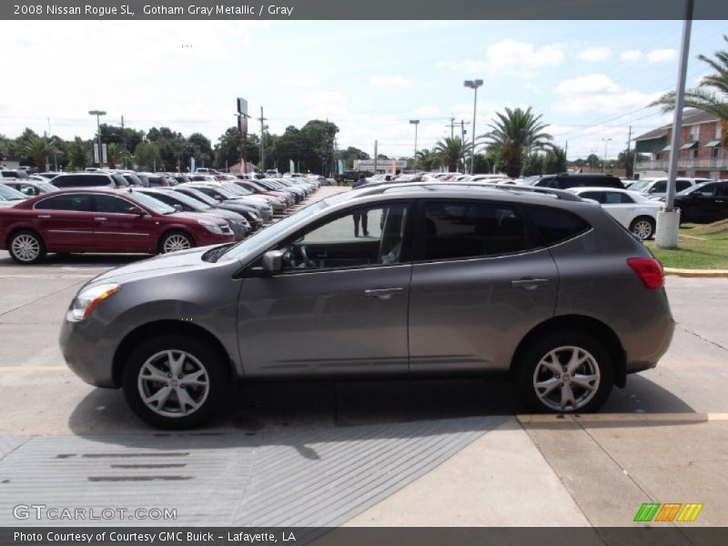 Gotham Gray Metallic / Gray 2008 Nissan Rogue SL