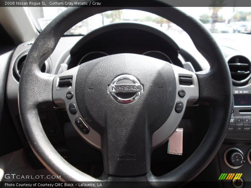 Gotham Gray Metallic / Gray 2008 Nissan Rogue SL