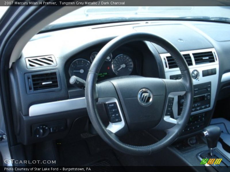 Tungsten Grey Metallic / Dark Charcoal 2007 Mercury Milan I4 Premier