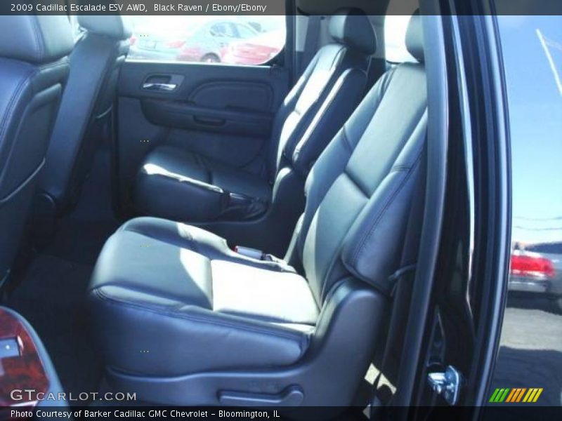 Black Raven / Ebony/Ebony 2009 Cadillac Escalade ESV AWD