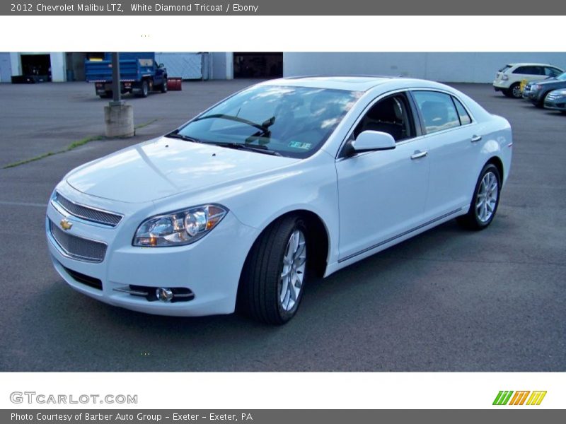 White Diamond Tricoat / Ebony 2012 Chevrolet Malibu LTZ
